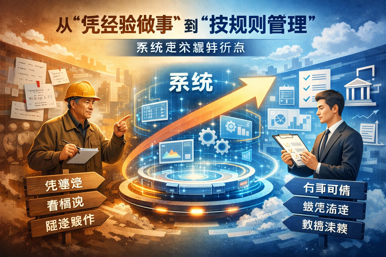 从“凭经验做事”到“按规则管理”,系统是关键转折点