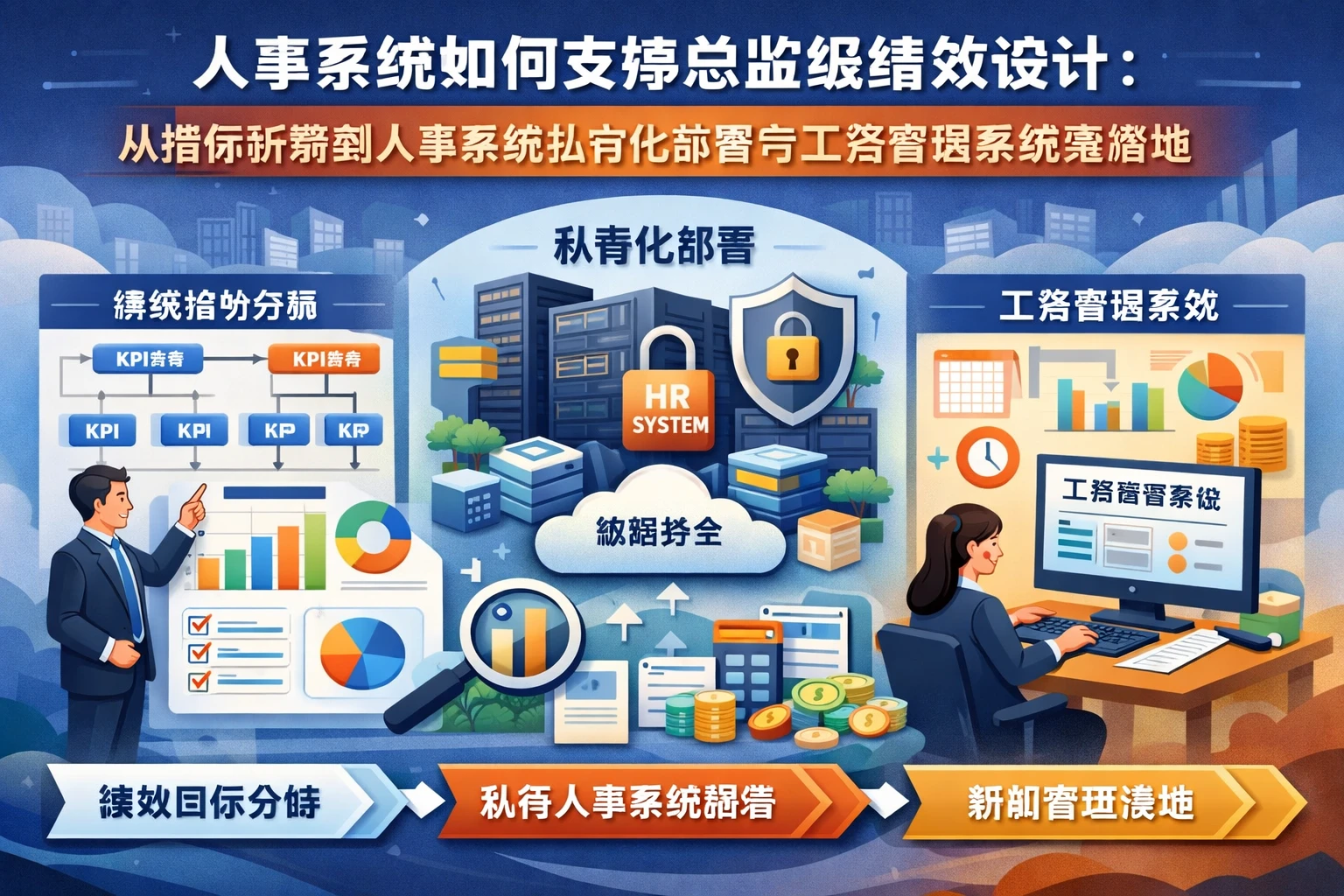 人事系统如何支撑总监级绩效设计:从指标拆解到人事系统私有化部署与工资管理系统落地