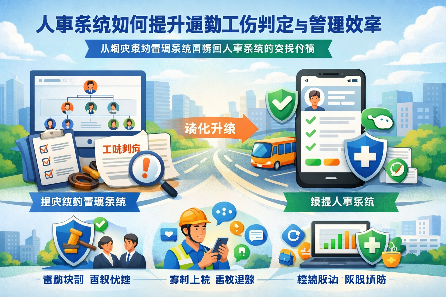 人事系统如何提升通勤工伤判定与管理效率:从组织架构管理系统到微信人事系统的实践价值