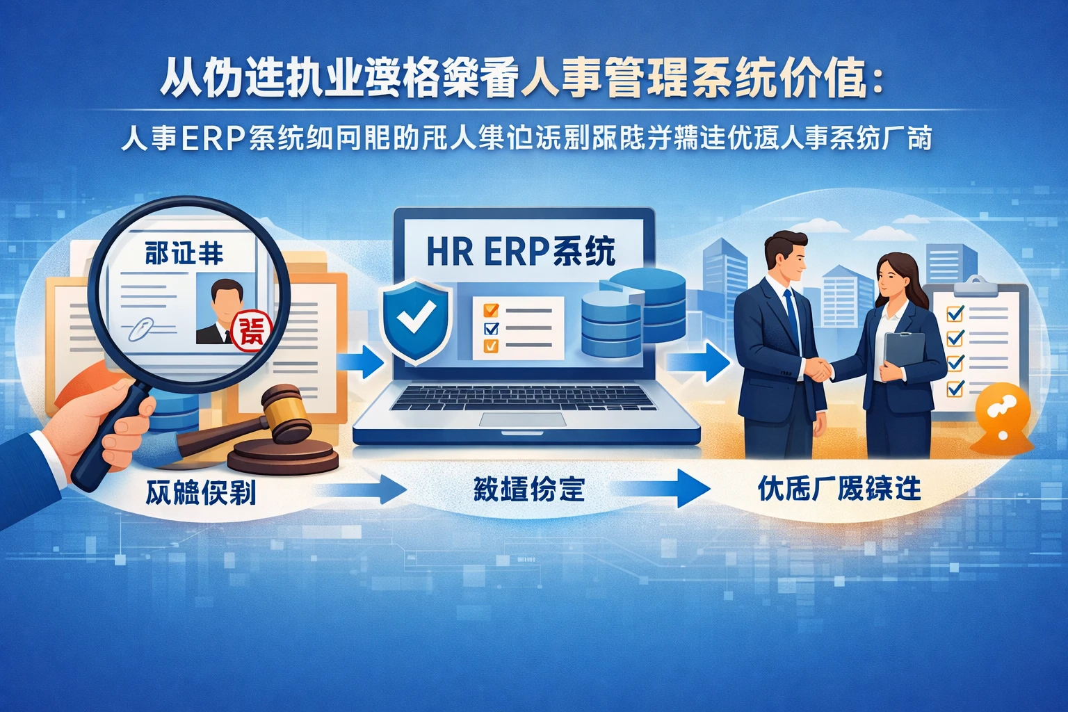 从伪造执业资格案看人事管理系统价值:人事ERP系统如何帮助用人单位识别风险并筛选优质人事系统厂商