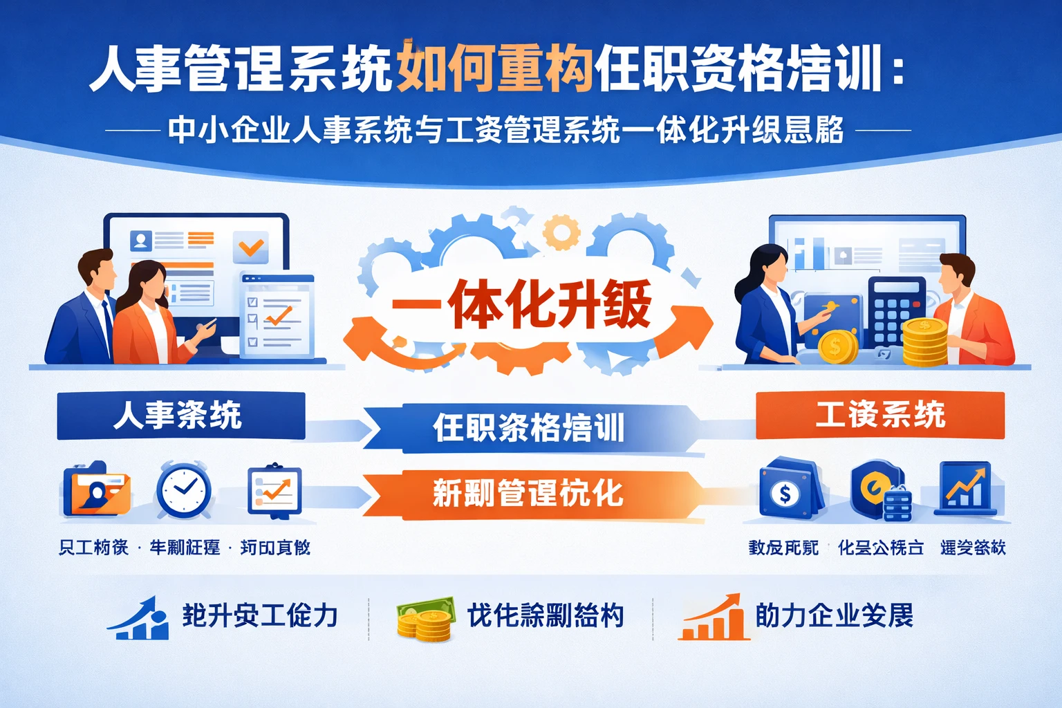 人事管理系统如何重构任职资格培训：中小企业人事系统与工资管理系统的一体化升级思路