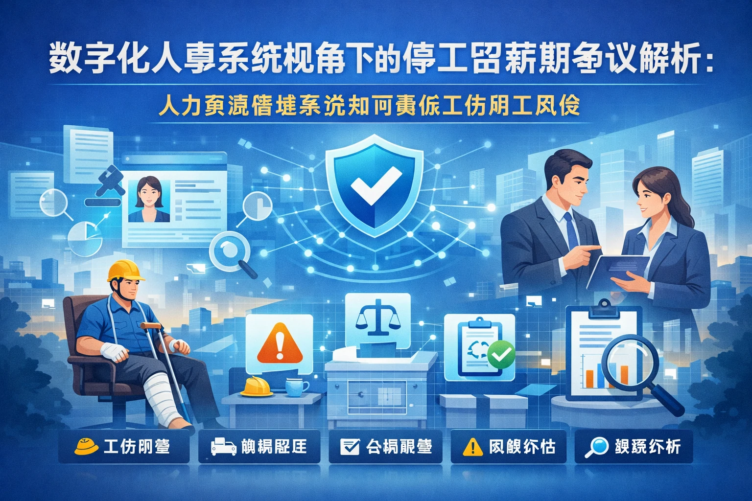 数字化人事系统视角下的停工留薪期争议解析：人力资源管理系统如何降低工伤用工风险