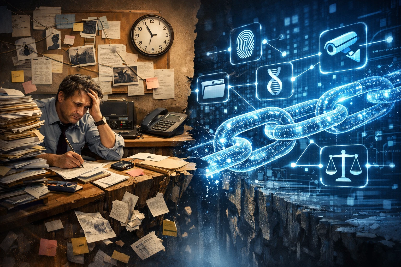 人工管理方式难以支撑证据链