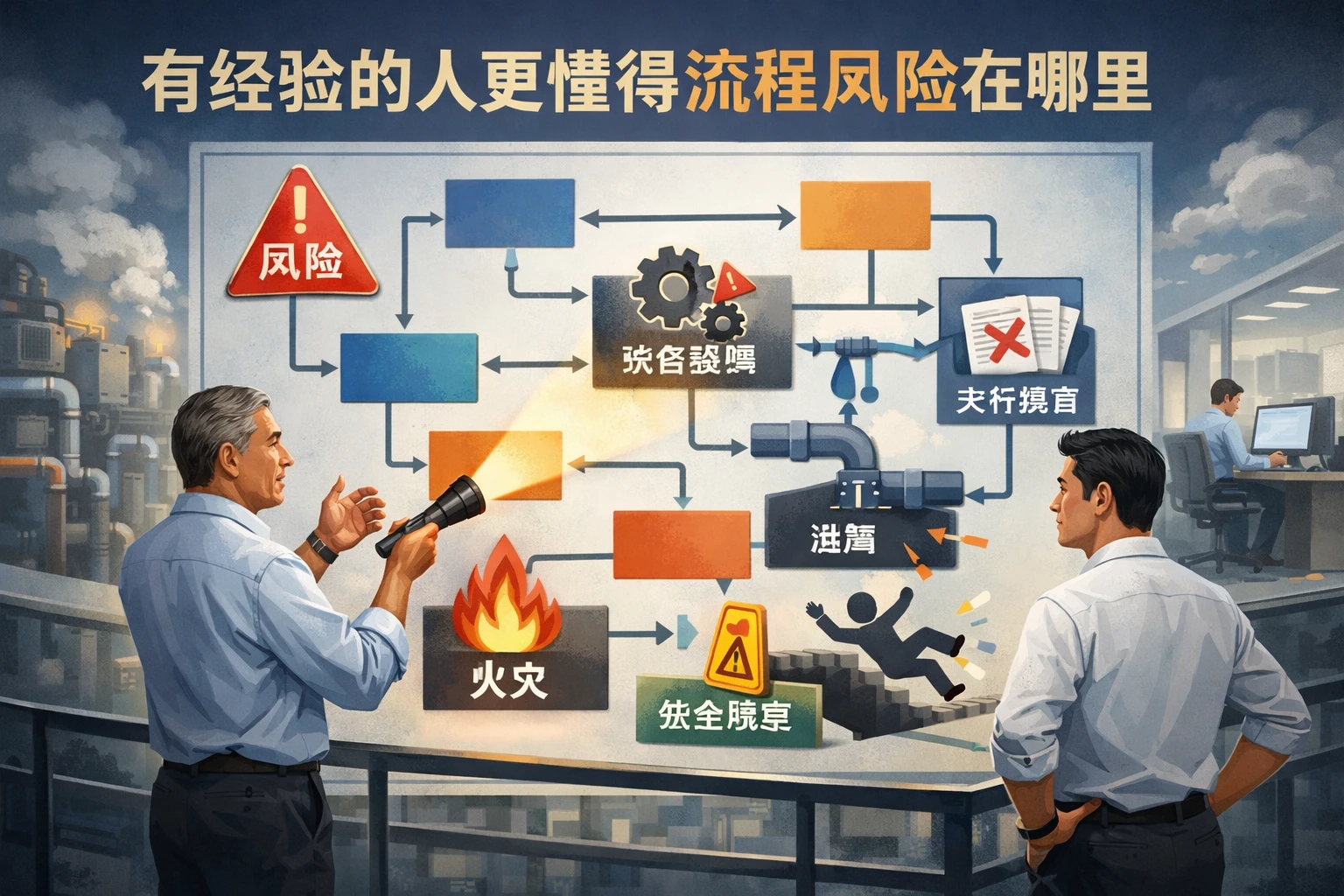 有经验的人更懂得流程风险在哪里