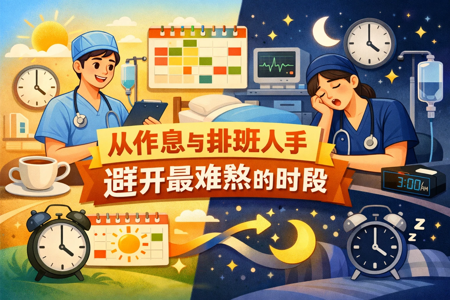 从作息与排班入手，避开最难熬的时段