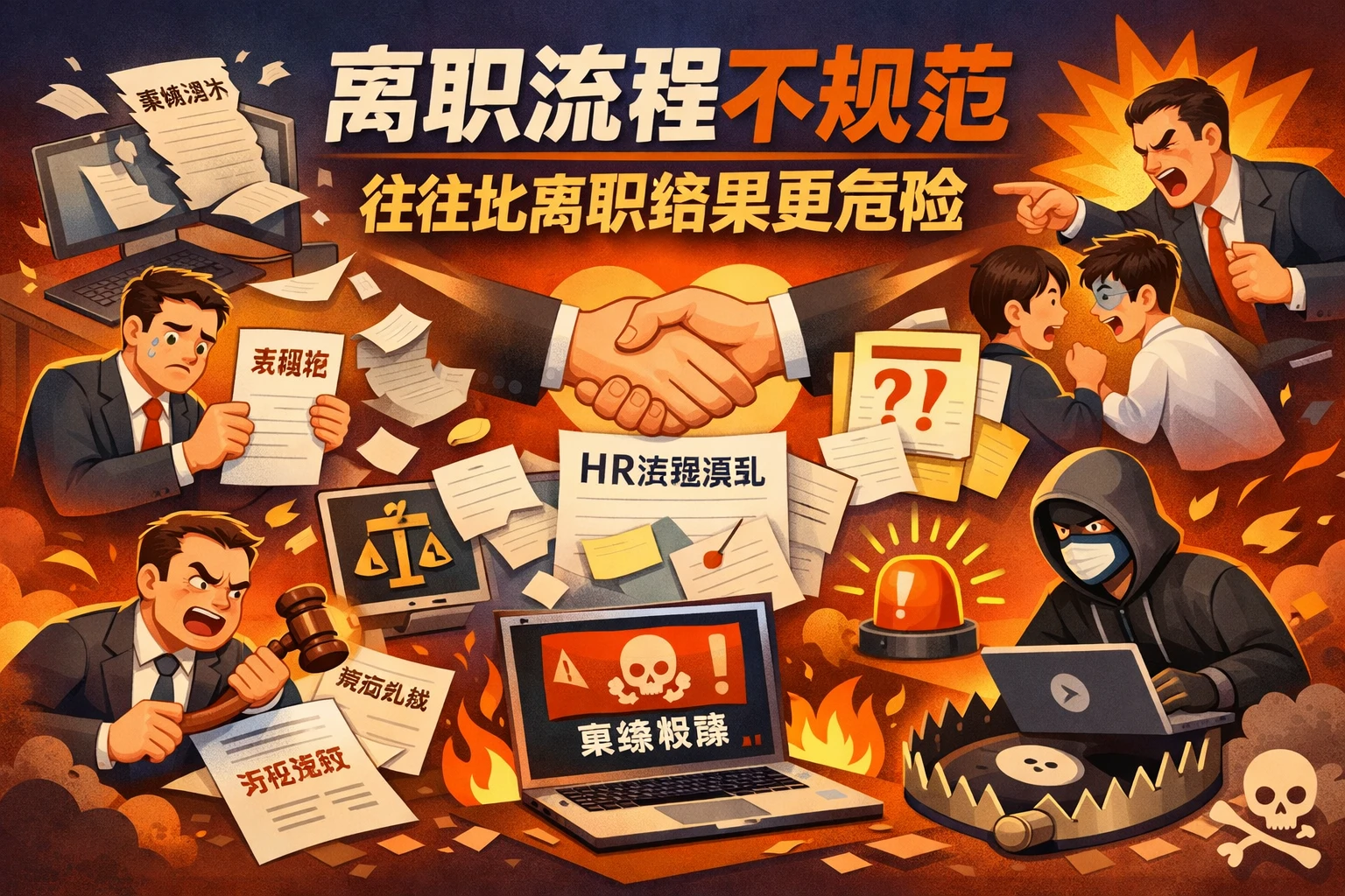 离职流程不规范，往往比离职结果更危险