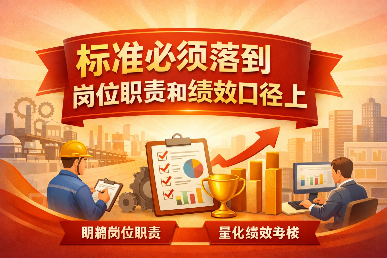 标准必须落到岗位职责和绩效口径上