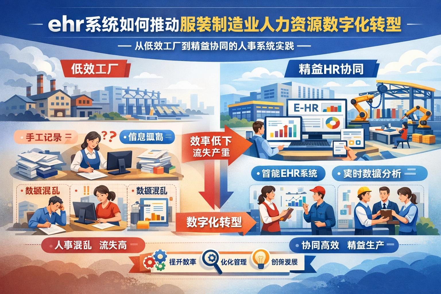 ehr系统如何推动服装制造业人力资源数字化转型——从低效工厂到精益协同的人事系统实践