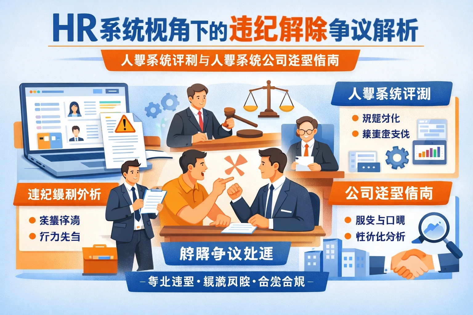 HR系统视角下的违纪解除争议解析：人事系统评测与人事系统公司选型指南