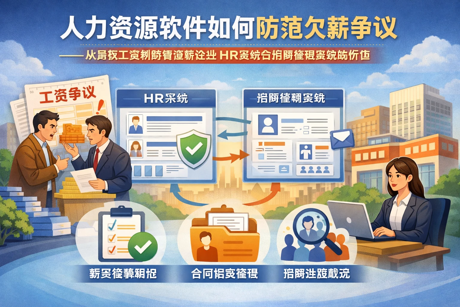 人力资源软件如何防范欠薪争议：从离职工资纠纷看连锁企业HR系统与招聘管理系统的价值