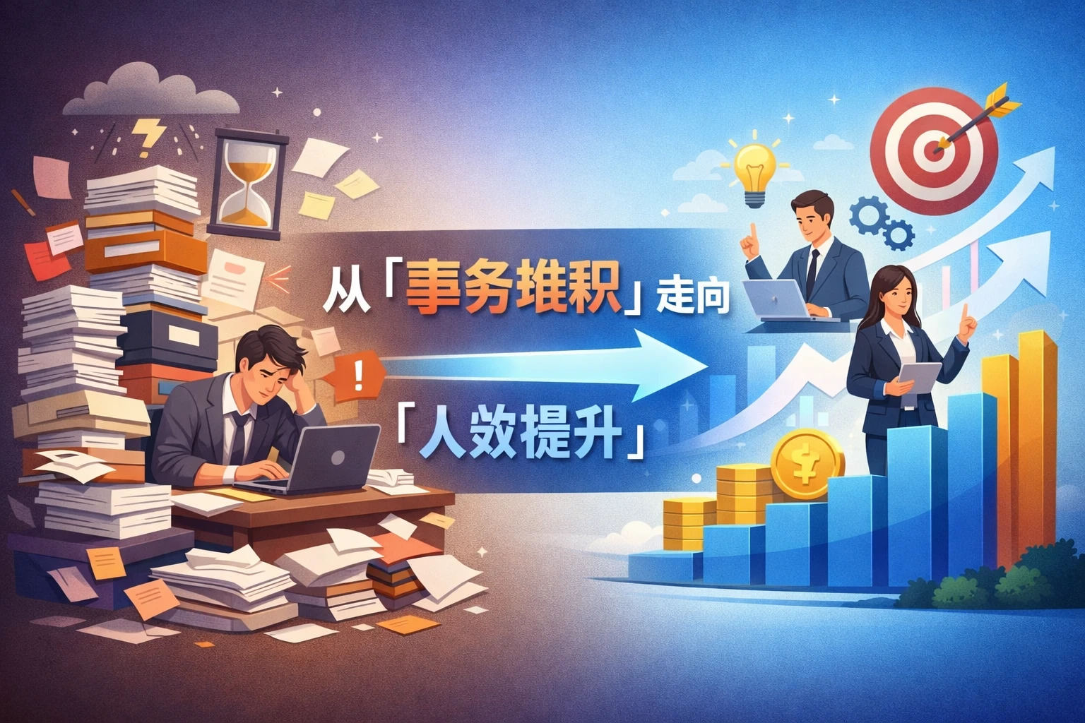 从“事务堆积”走向“人效提升”