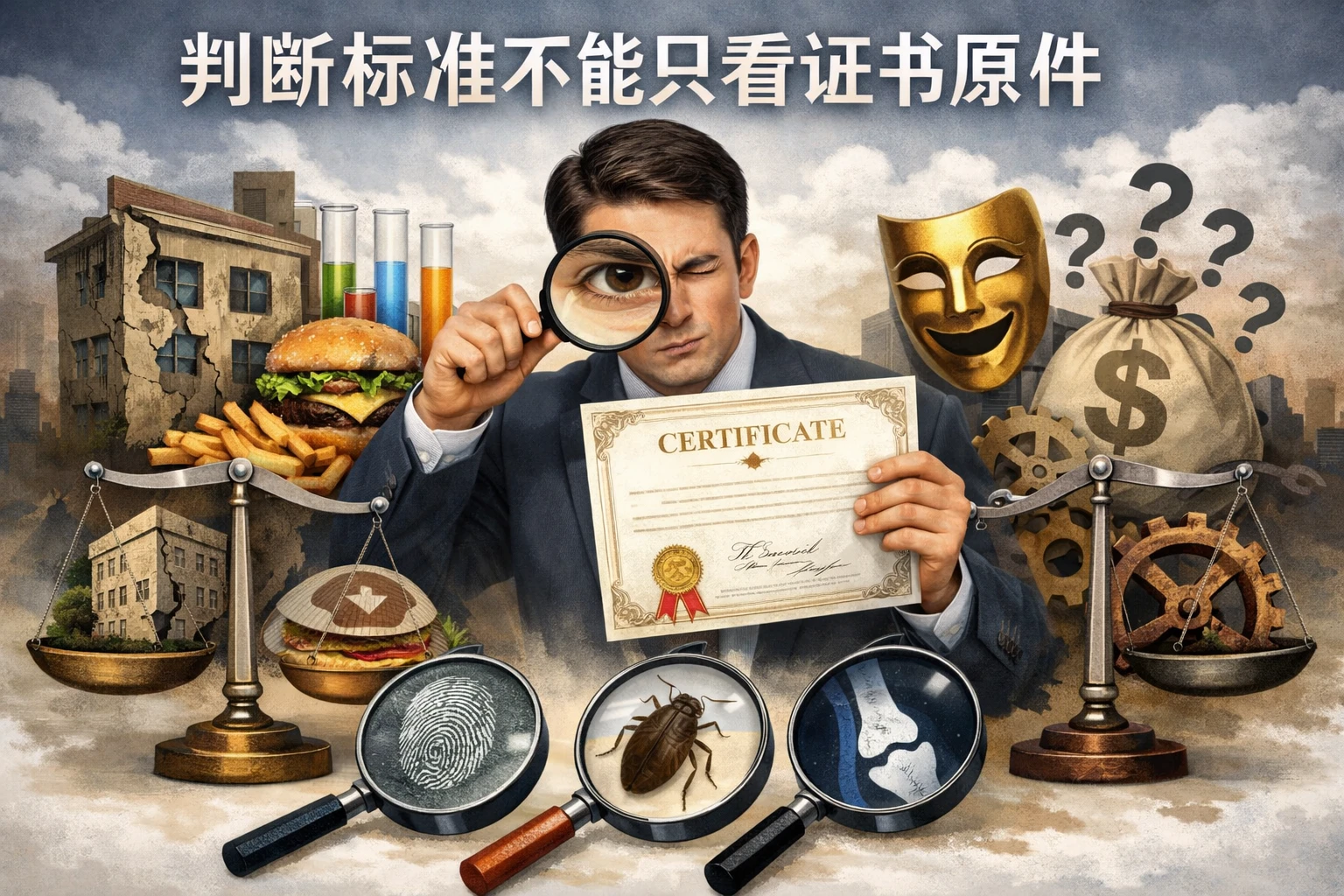 判断标准不能只看证书原件