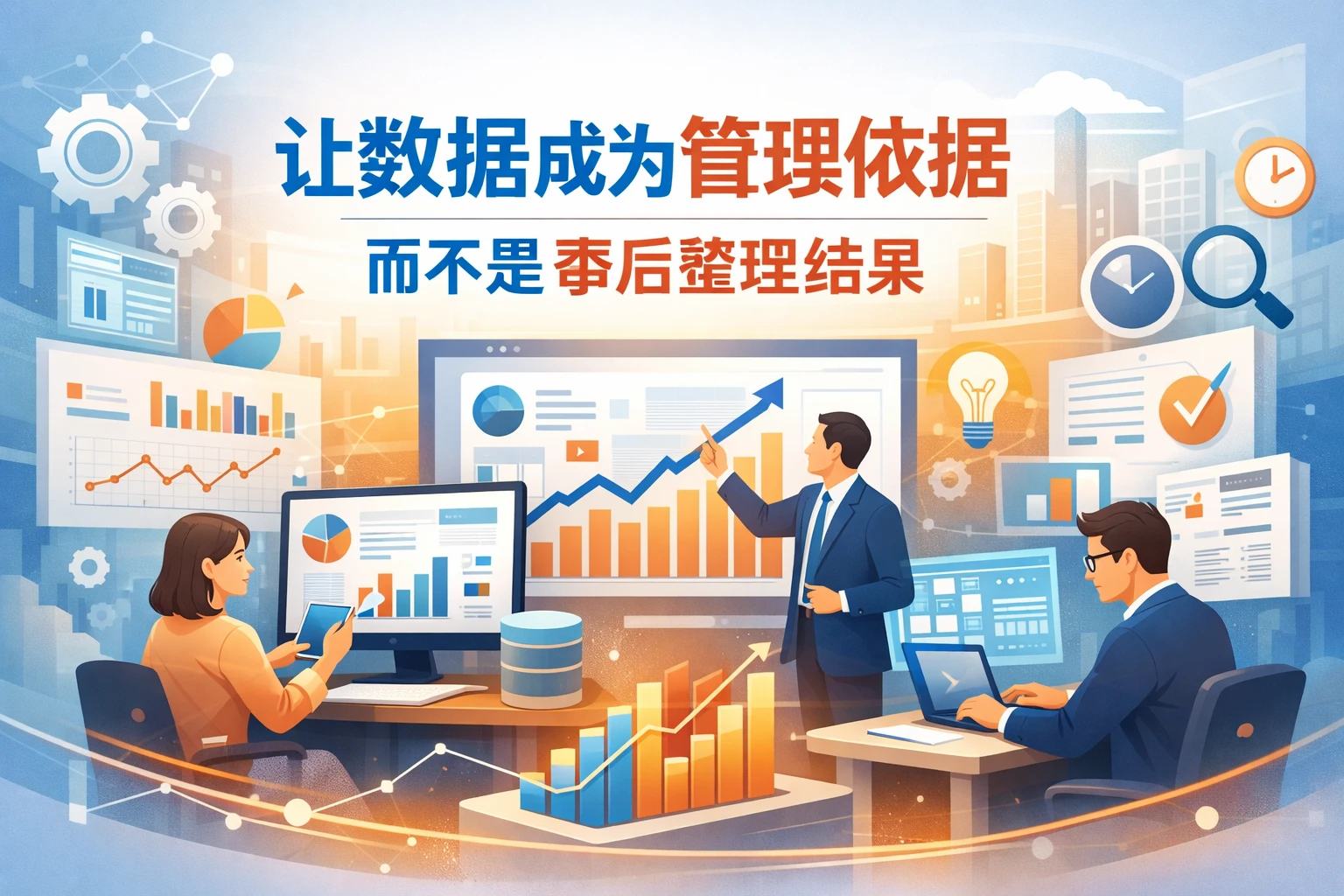 让数据成为管理依据，而不是事后整理结果