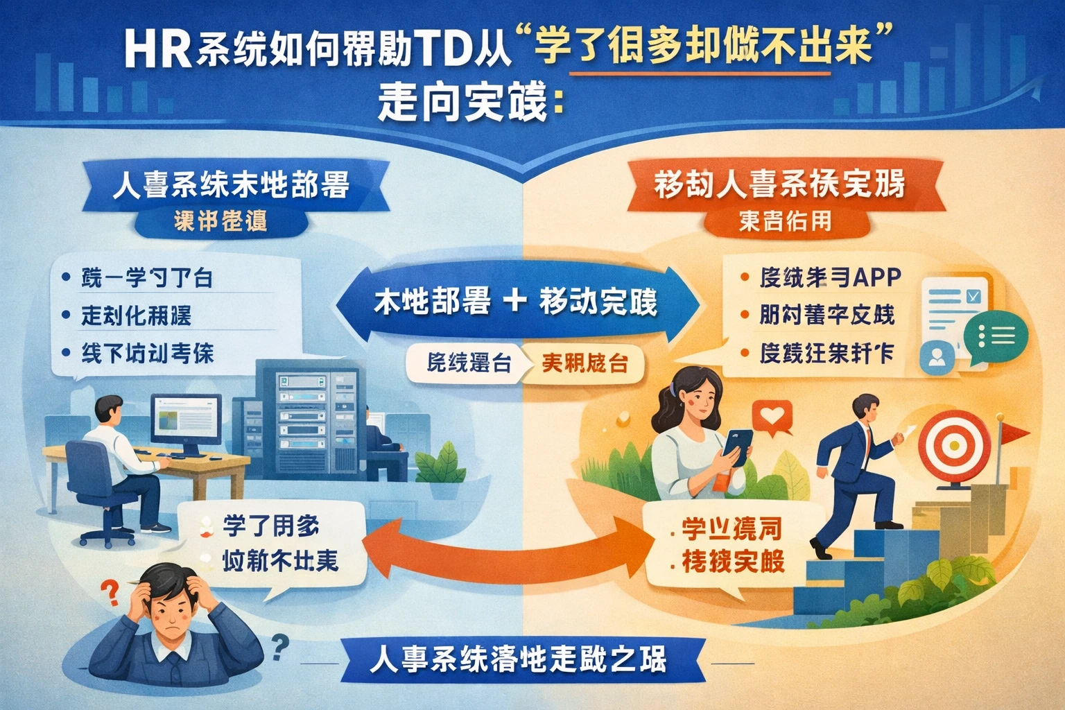 HR系统如何帮助TD从“学了很多却做不出来”走向突破:人事系统本地部署与移动人事系统的实践路径