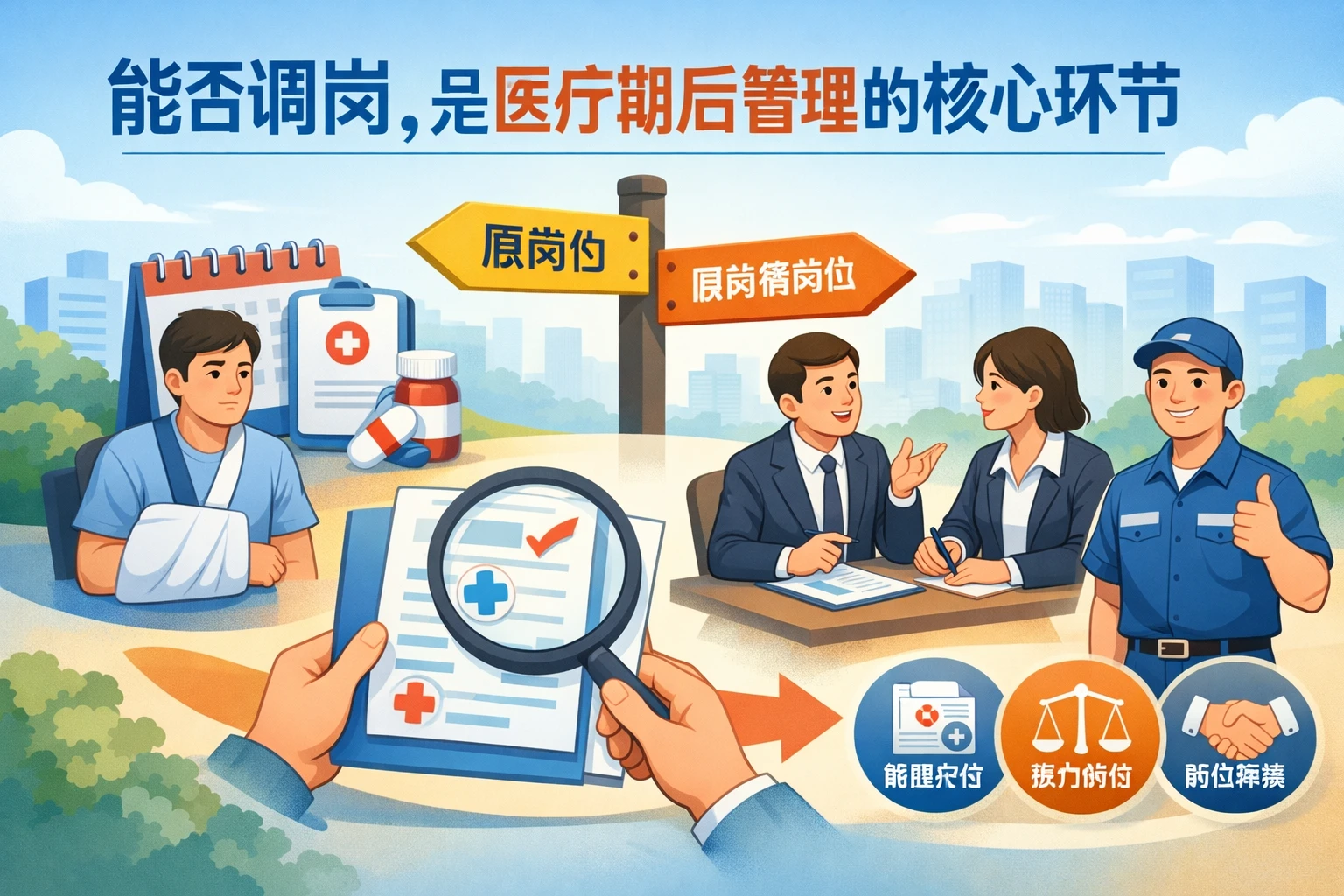 能否调岗，是医疗期后管理的核心环节