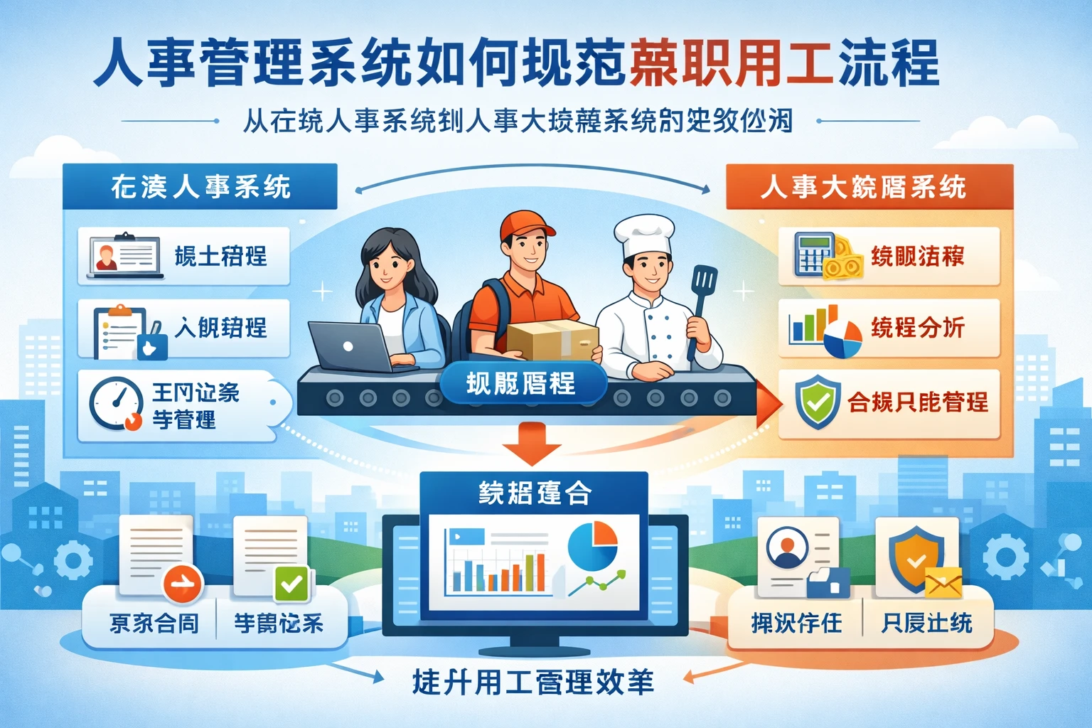 人事管理系统如何规范兼职用工流程:从在线人事系统到人事大数据系统的实务应用