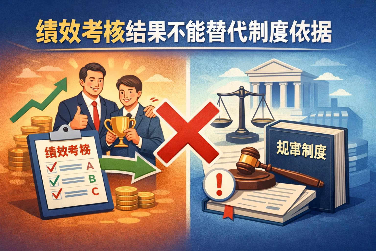 绩效考核结果不能替代制度依据