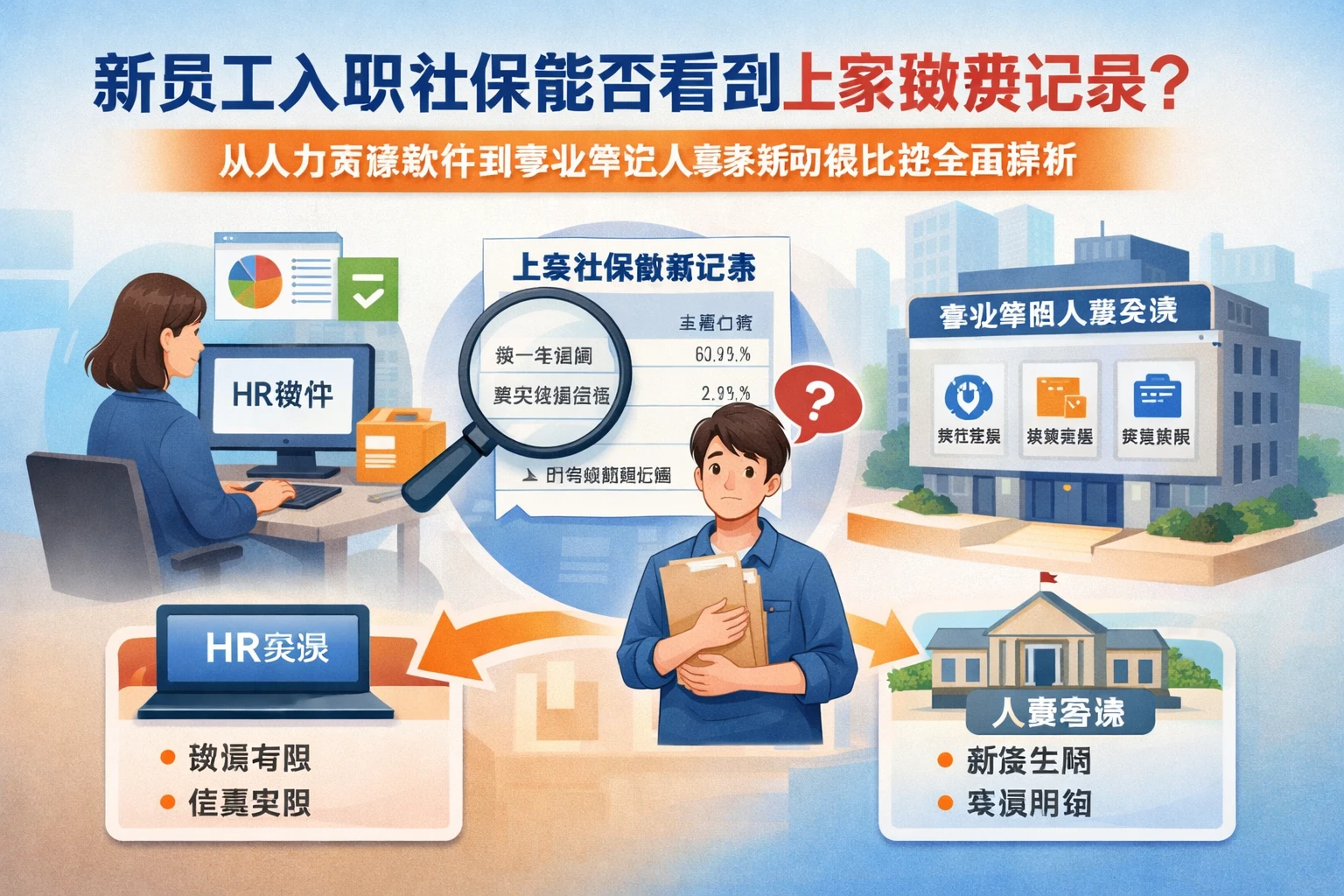 新员工入职社保能否看到上家缴费记录？从人力资源软件到事业单位人事系统功能比较全面解析