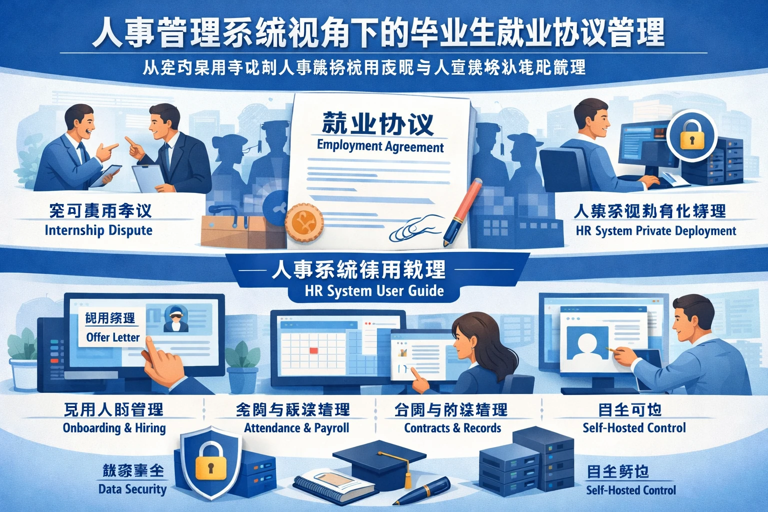 人事管理系统视角下的毕业生就业协议管理：从实习录用争议到人事系统使用教程与人事系统私有化部署