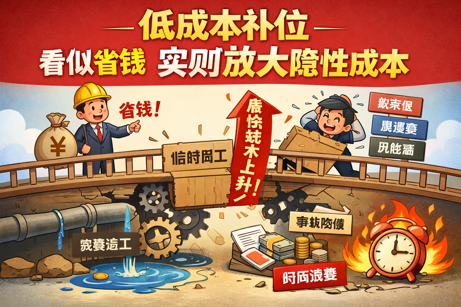 低成本补位，看似省钱，实则放大隐性成本