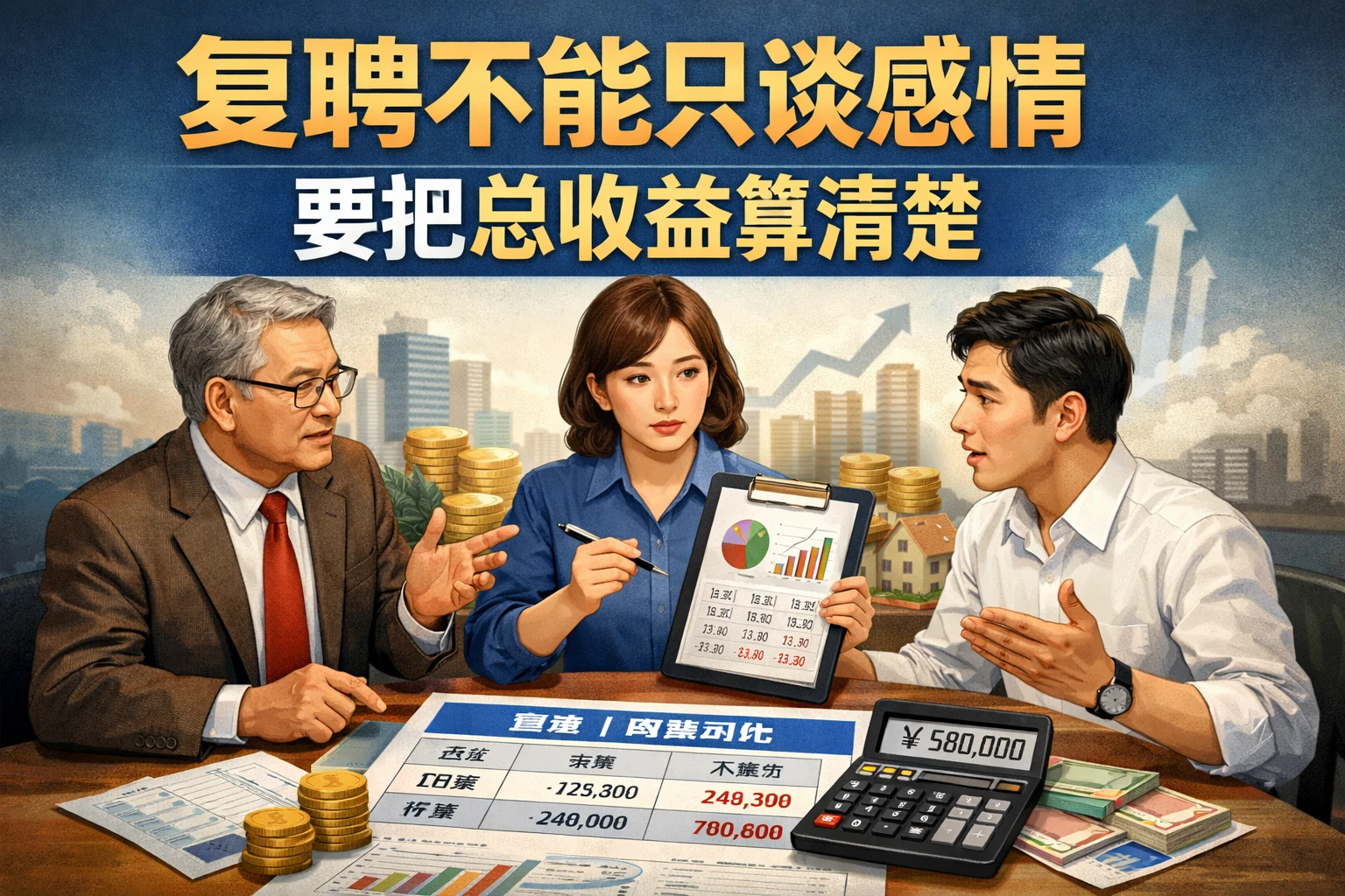 复聘不能只谈感情，要把总收益算清楚