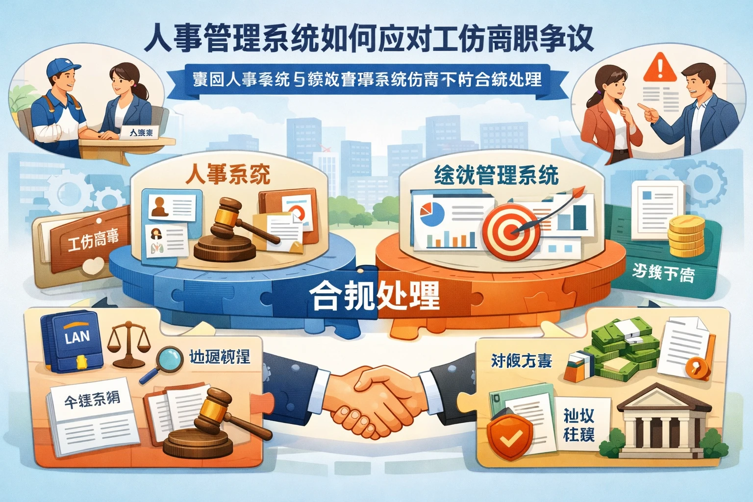 人事管理系统如何应对工伤离职争议：集团人事系统与绩效管理系统协同下的合规处理