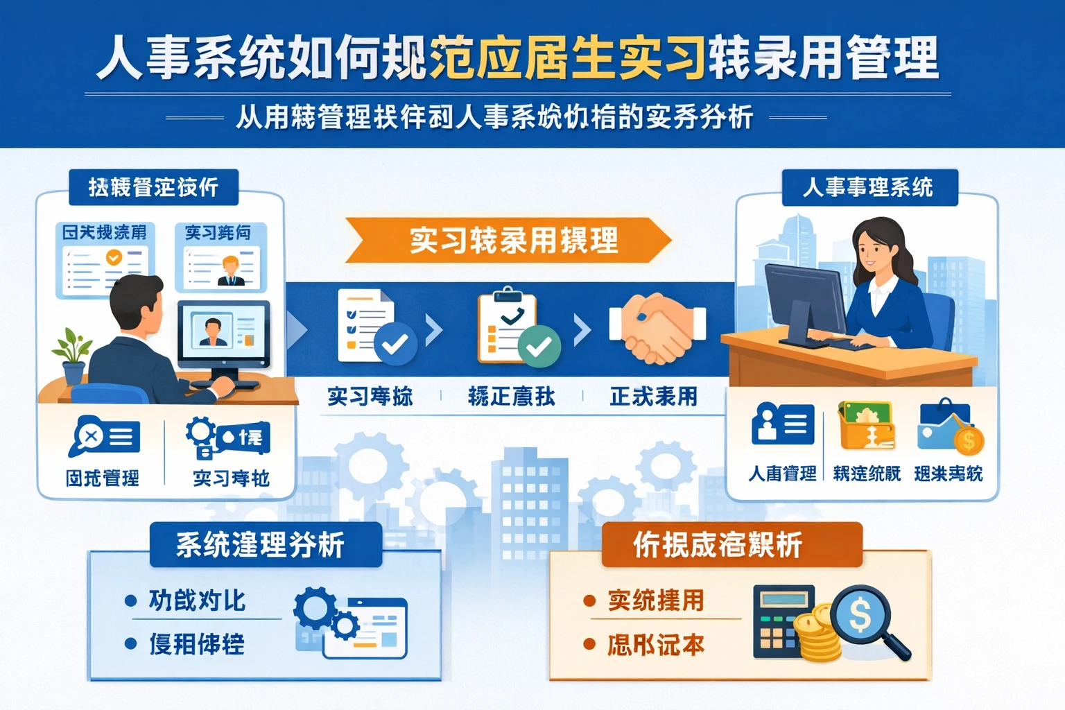 人事系统如何规范应届生实习转录用管理：从招聘管理软件到人事系统价格的实务分析