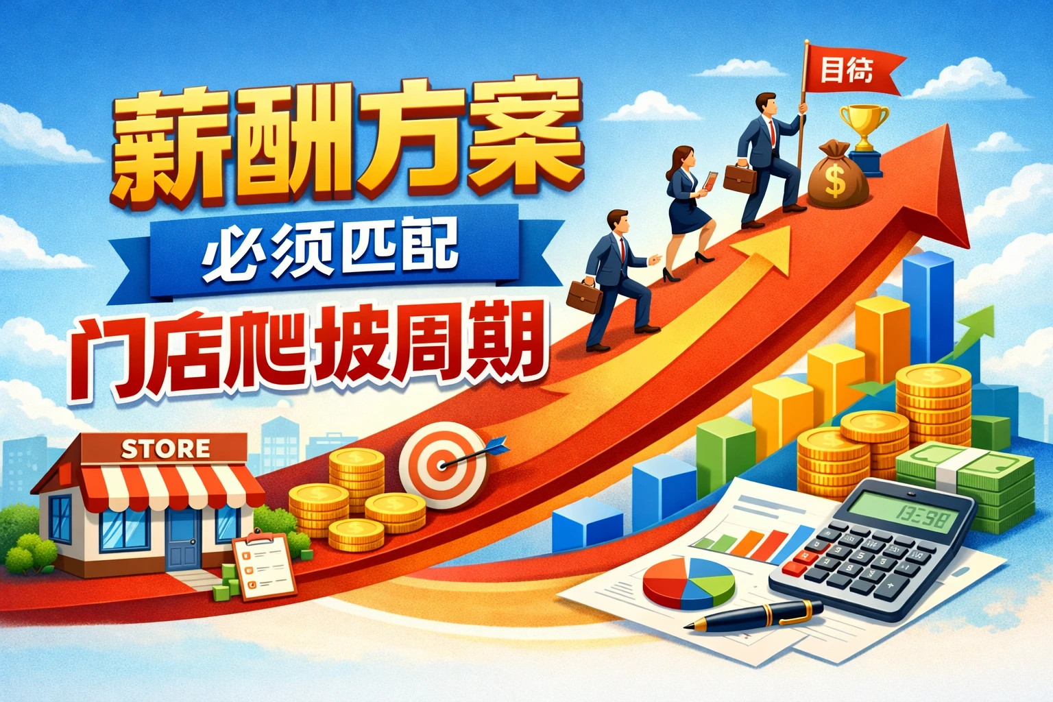 薪酬方案必须匹配门店爬坡周期