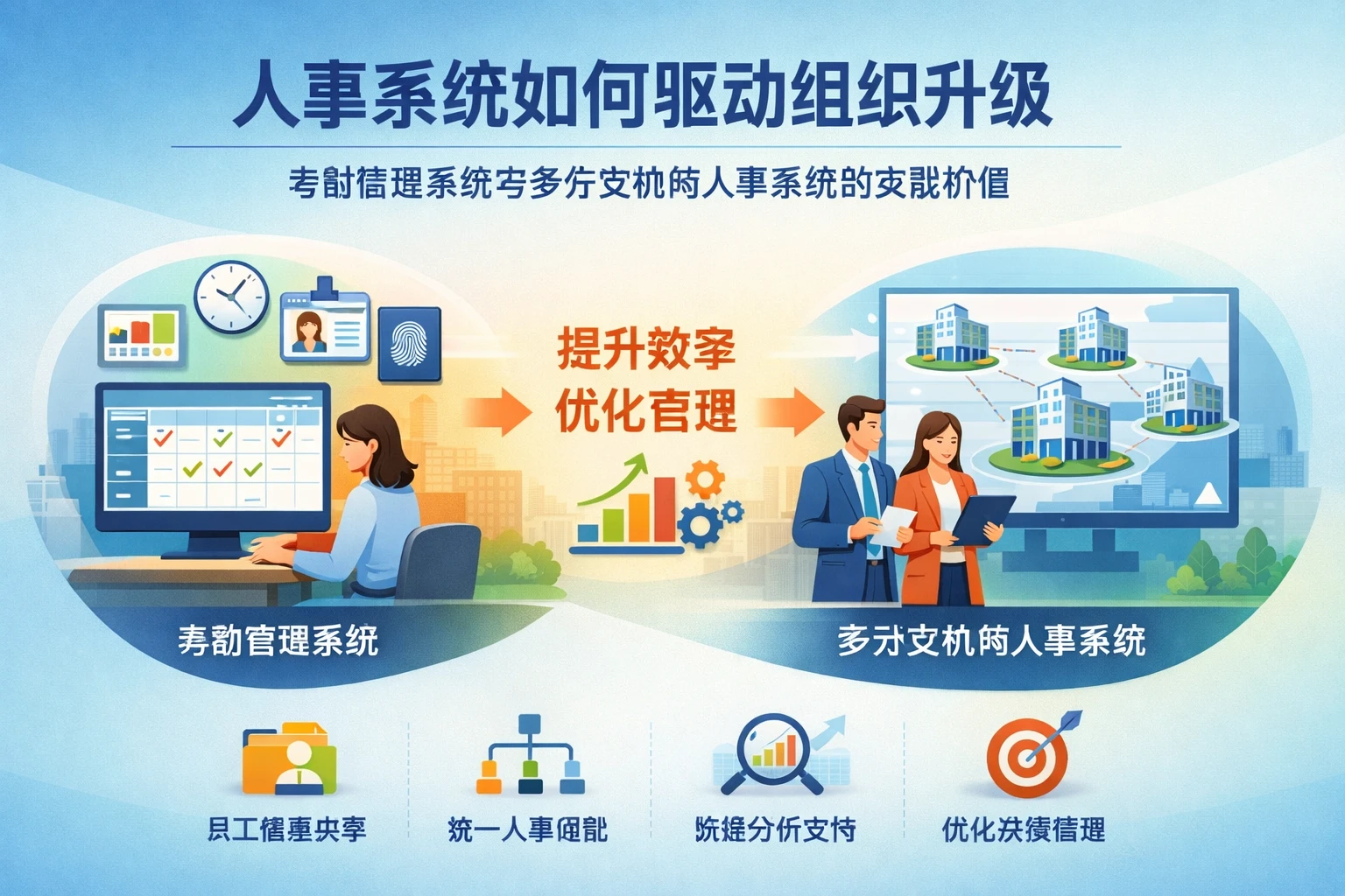 人事系统如何驱动组织升级:考勤管理系统与多分支机构人事系统的实践价值