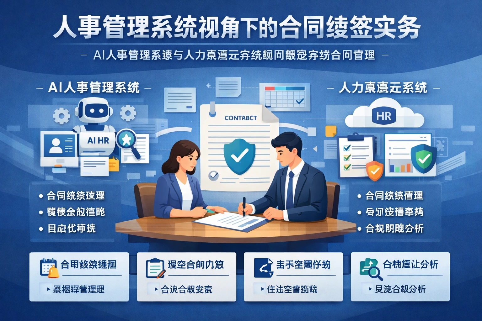 人事管理系统视角下的合同续签实务：AI人事管理系统与人力资源云系统如何规范劳动合同管理