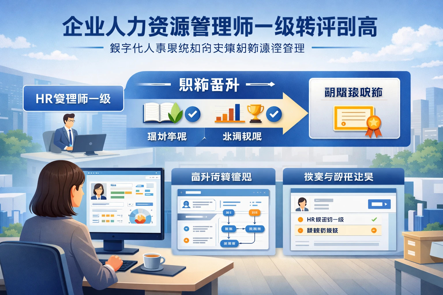 人力资源软件视角下看企业人力资源管理师一级转评副高：数字化人事系统如何支撑职称路径管理