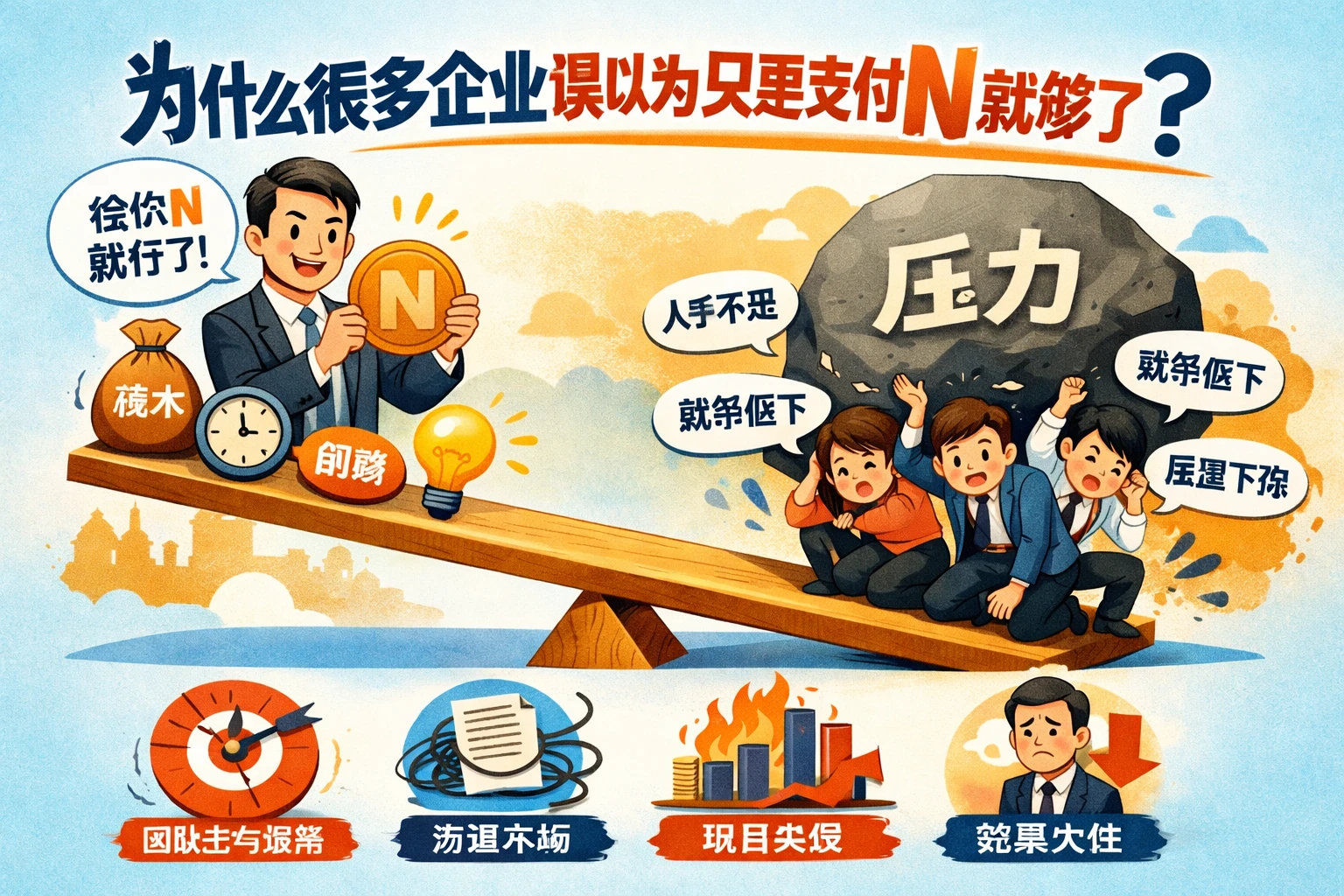 为什么很多企业误以为只要支付N就够了