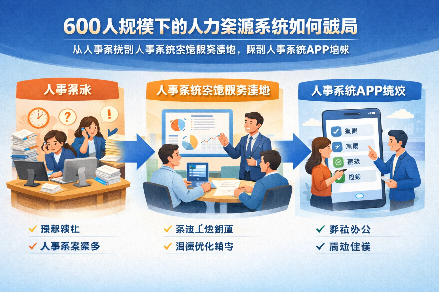 600人规模下的人力资源系统如何破局:从人手紧张到人事系统实施服务落地,再到人事系统APP提效