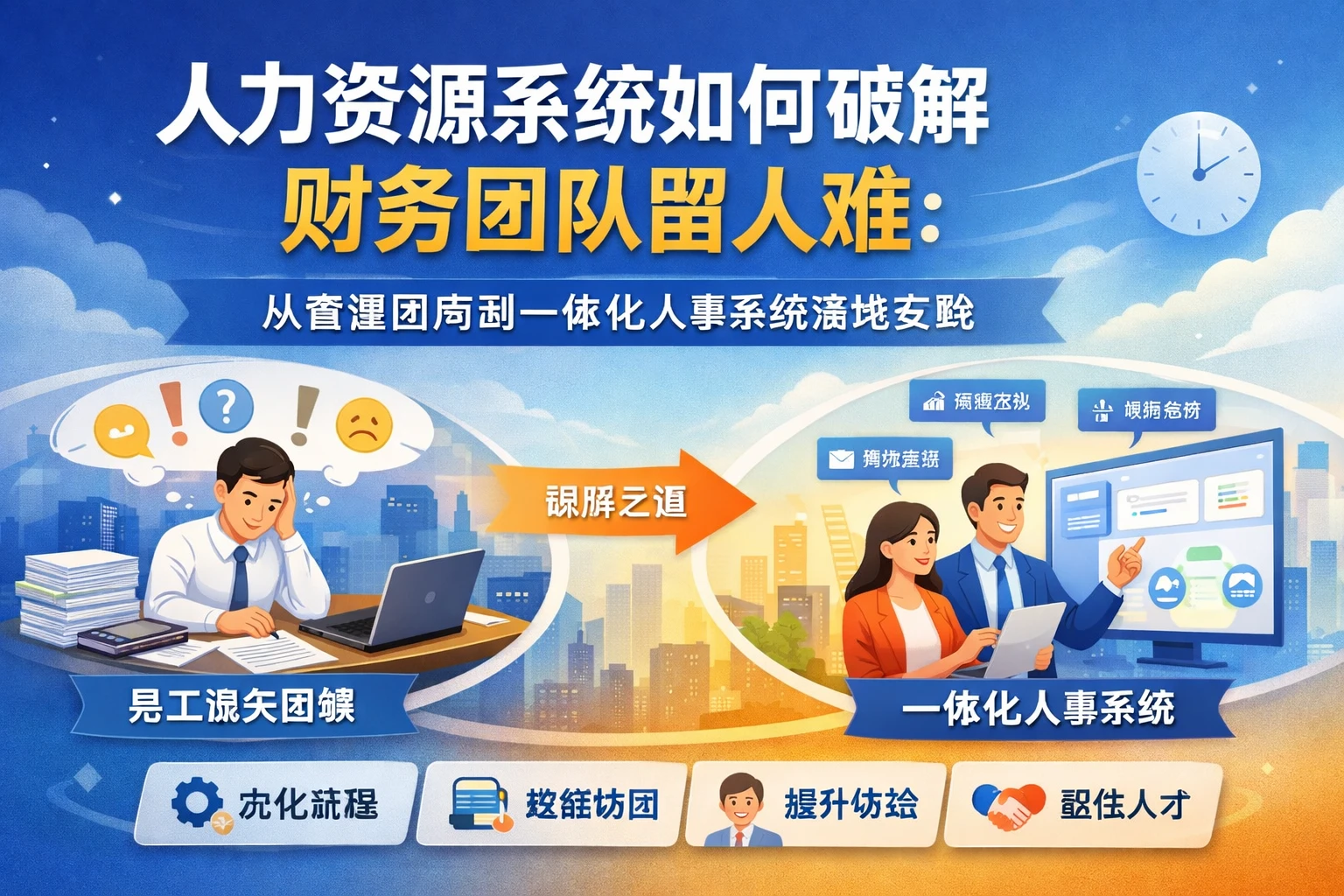 人力资源系统如何破解财务团队留人难：从管理困局到一体化人事系统落地实践