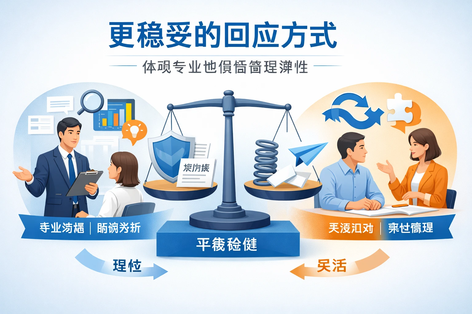 更稳妥的回应方式，体现专业也保留管理弹性