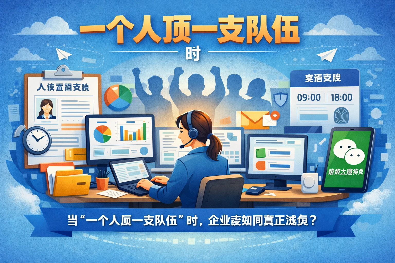 人事管理系统、考勤系统与微信人事系统：当“一个人顶一支队伍”时，企业该如何真正减负