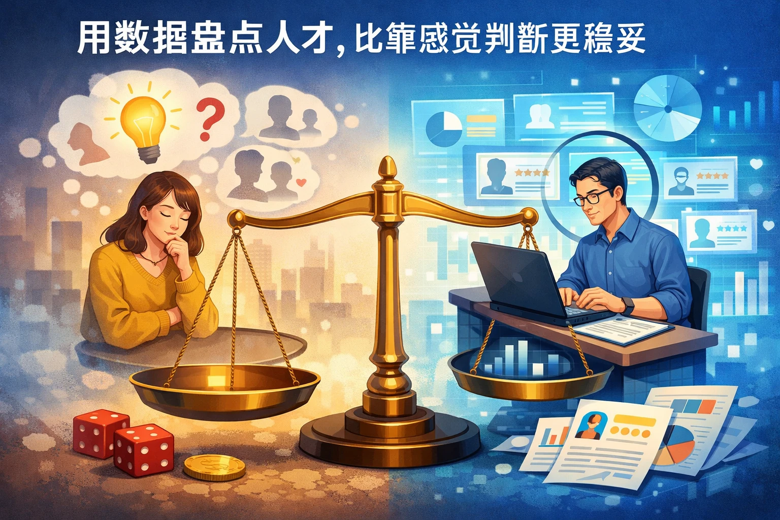 用数据盘点人才，比靠感觉判断更稳妥