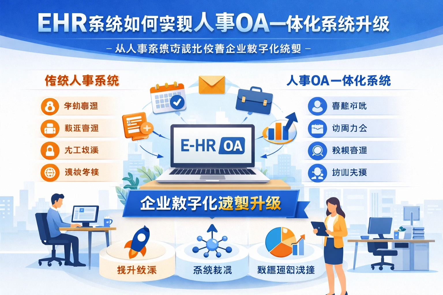 ehr系统如何实现人事OA一体化系统升级：从人事系统功能比较看企业数字化选型