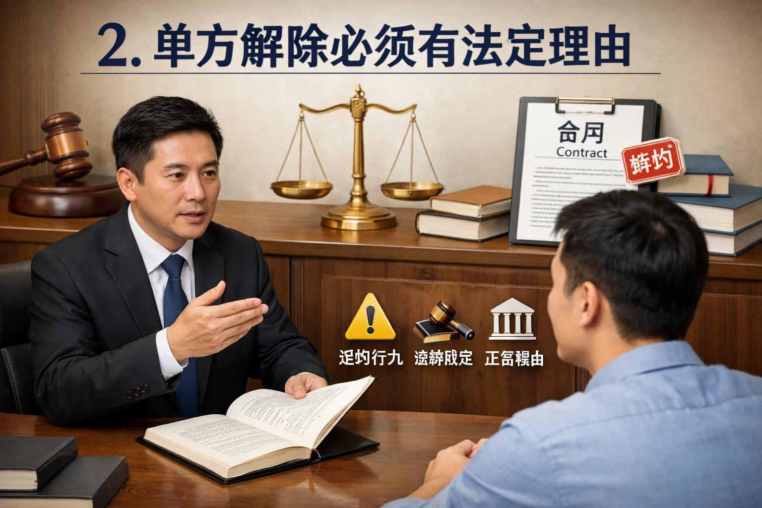 2. 单方解除必须有法定理由