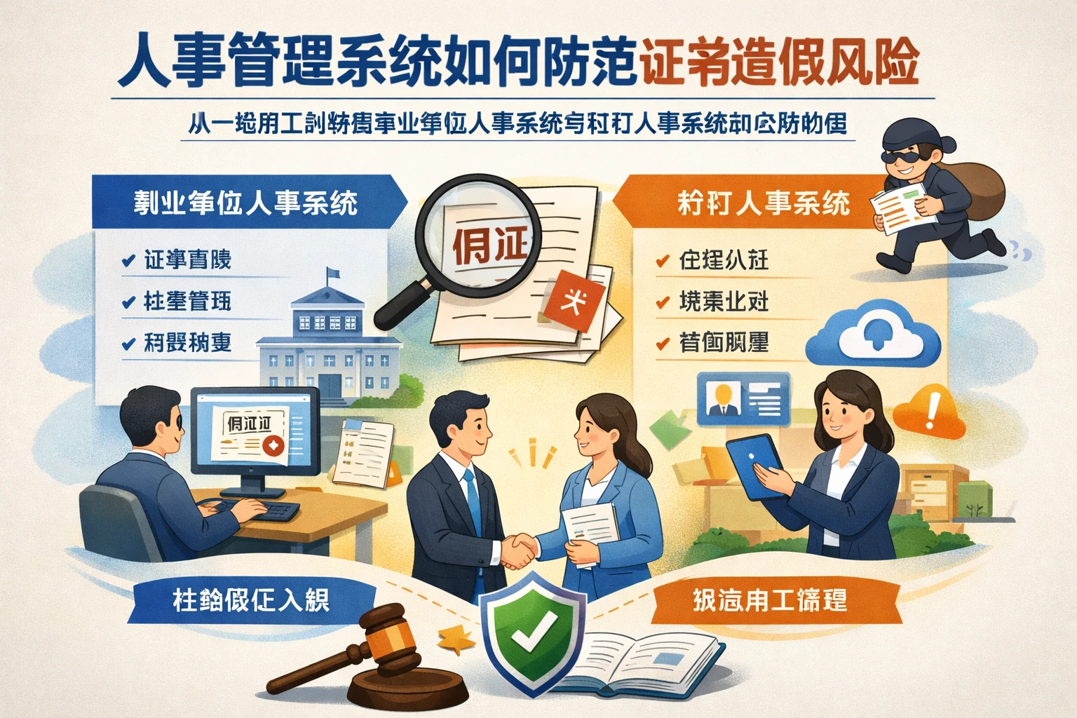 人事管理系统如何防范证书造假风险：从一起用工纠纷看事业单位人事系统与钉钉人事系统的应用价值