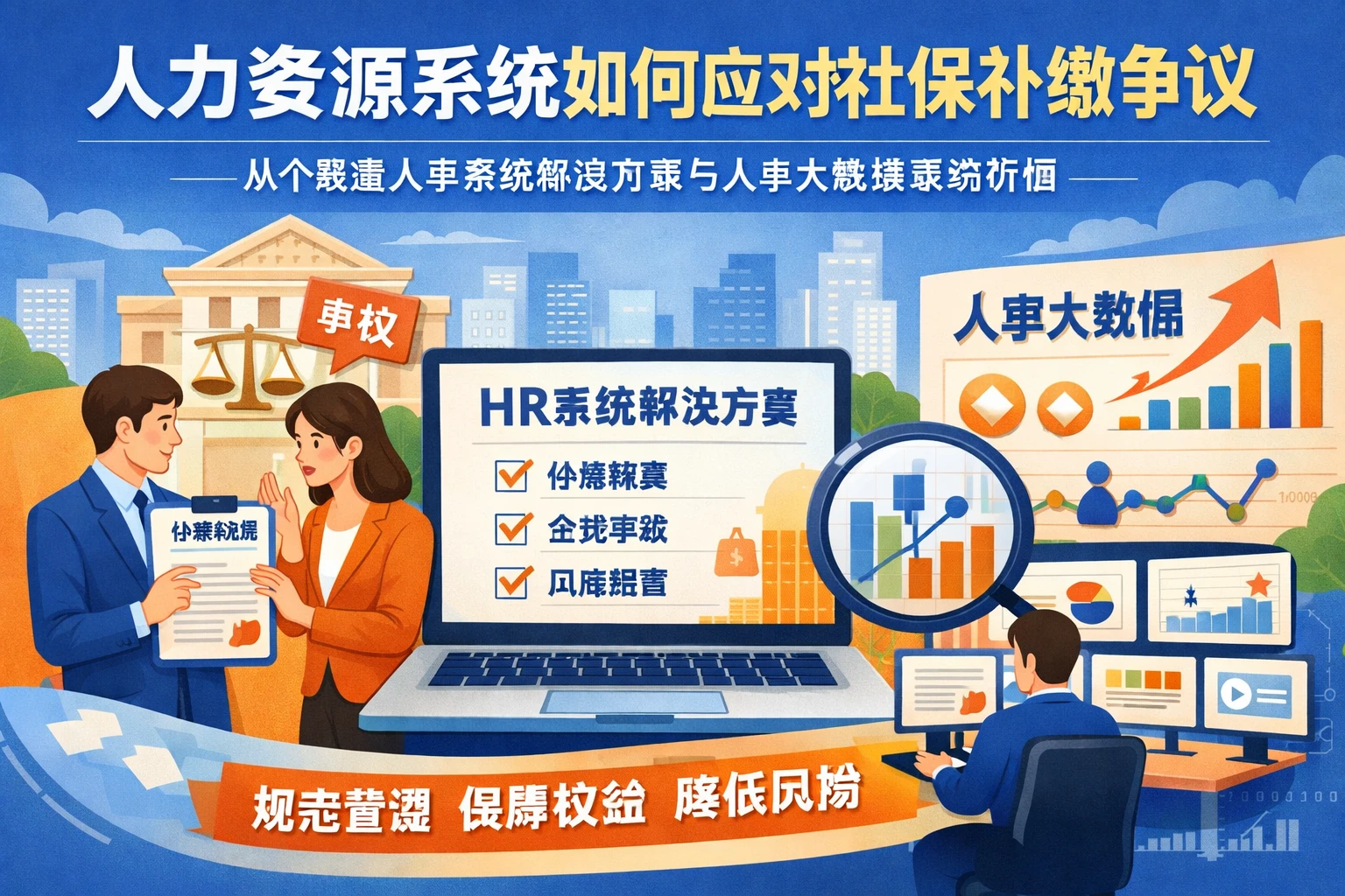 人力资源系统如何应对社保补缴争议：从个案看人事系统解决方案与人事大数据系统价值