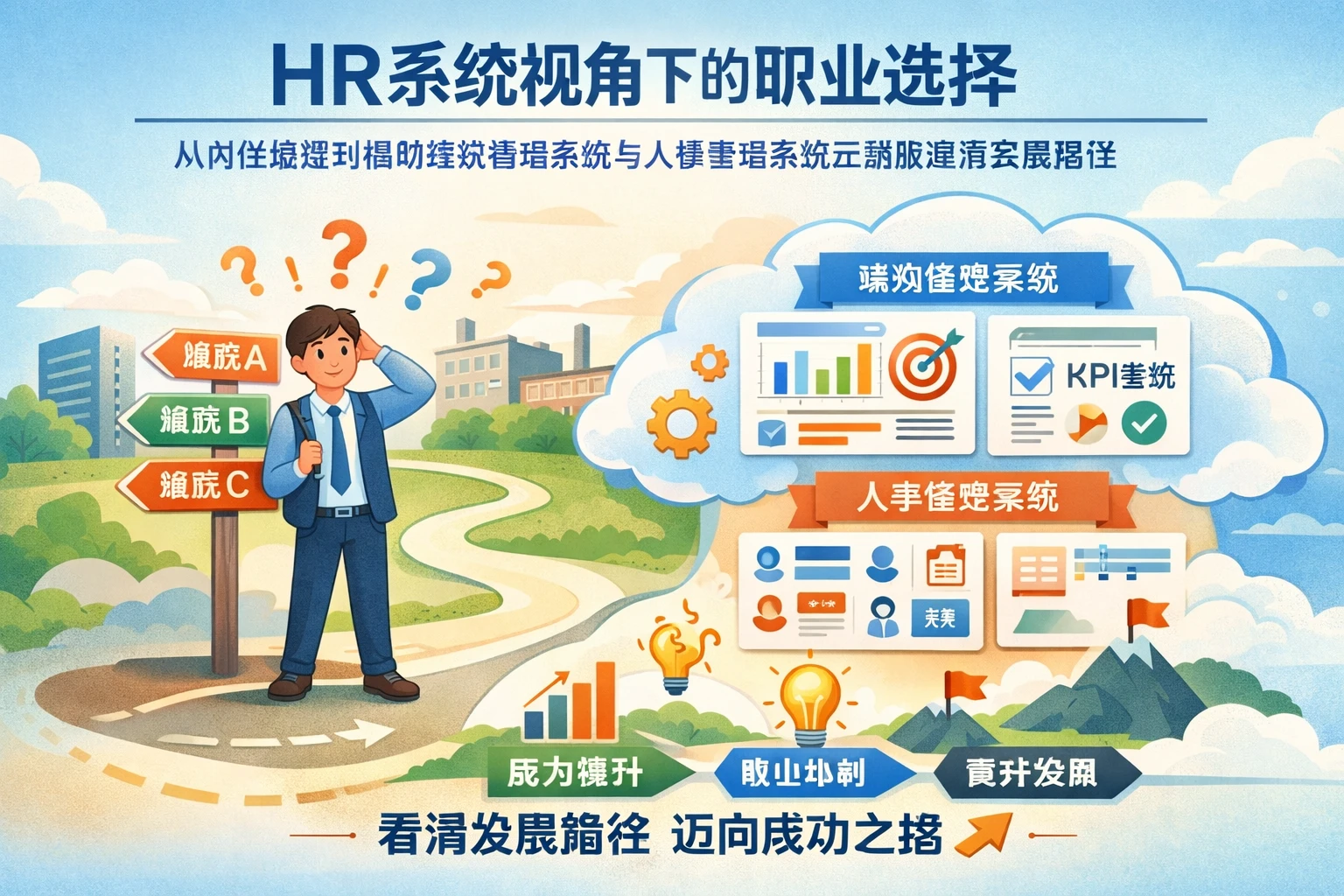 HR系统视角下的职业选择:从岗位摇摆到借助绩效管理系统与人事管理系统云端版看清发展路径