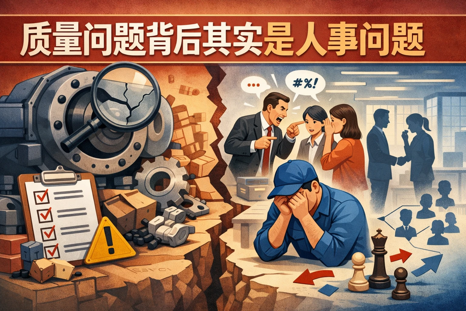 质量问题背后其实是人事问题