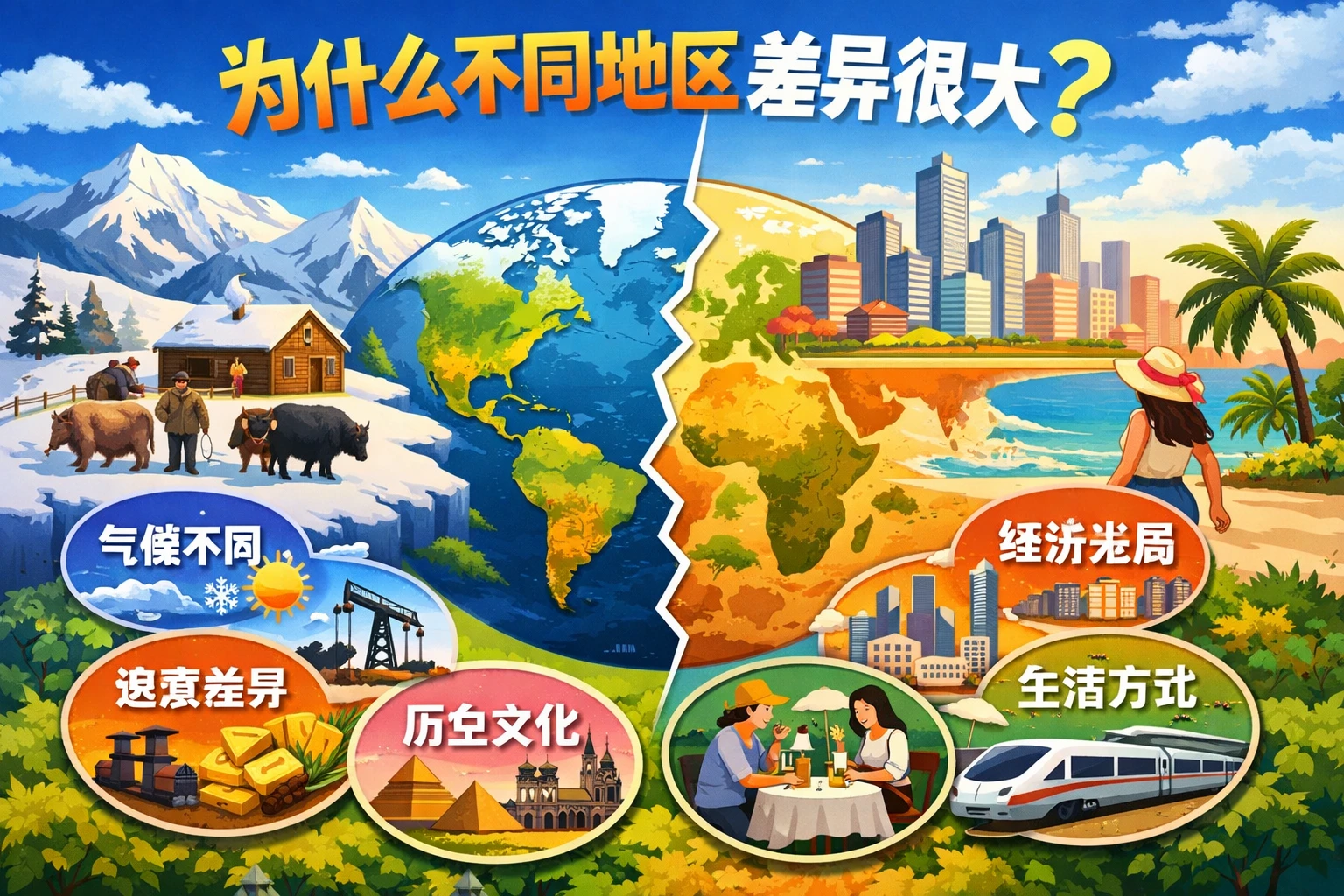 为什么不同地区差异很大