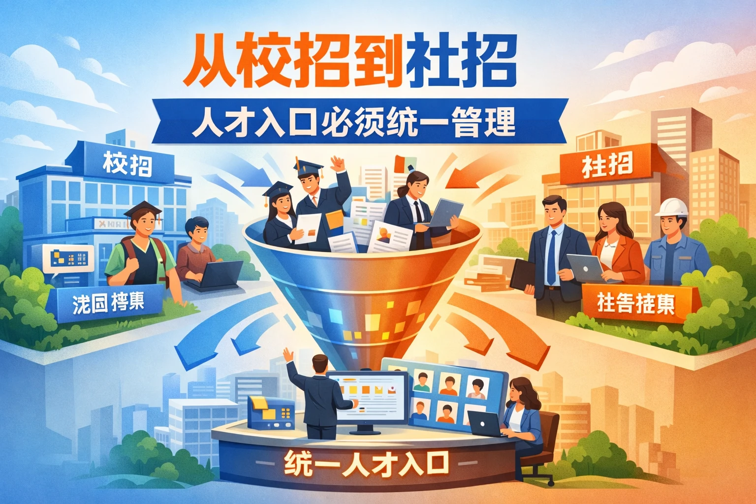从校招到社招，人才入口必须统一管理