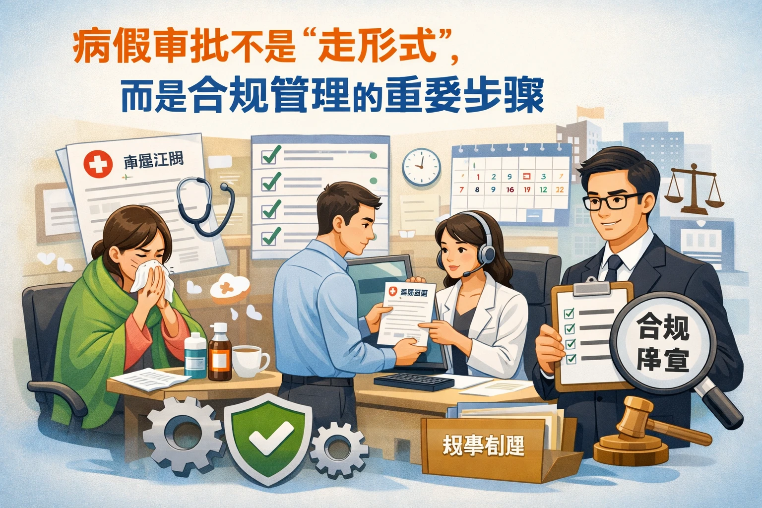 病假审批不是“走形式”，而是合规管理的重要步骤