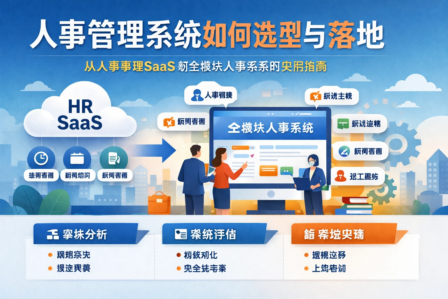 人事管理系统如何选型与落地：从人事管理SaaS到全模块人事系统的实用指南