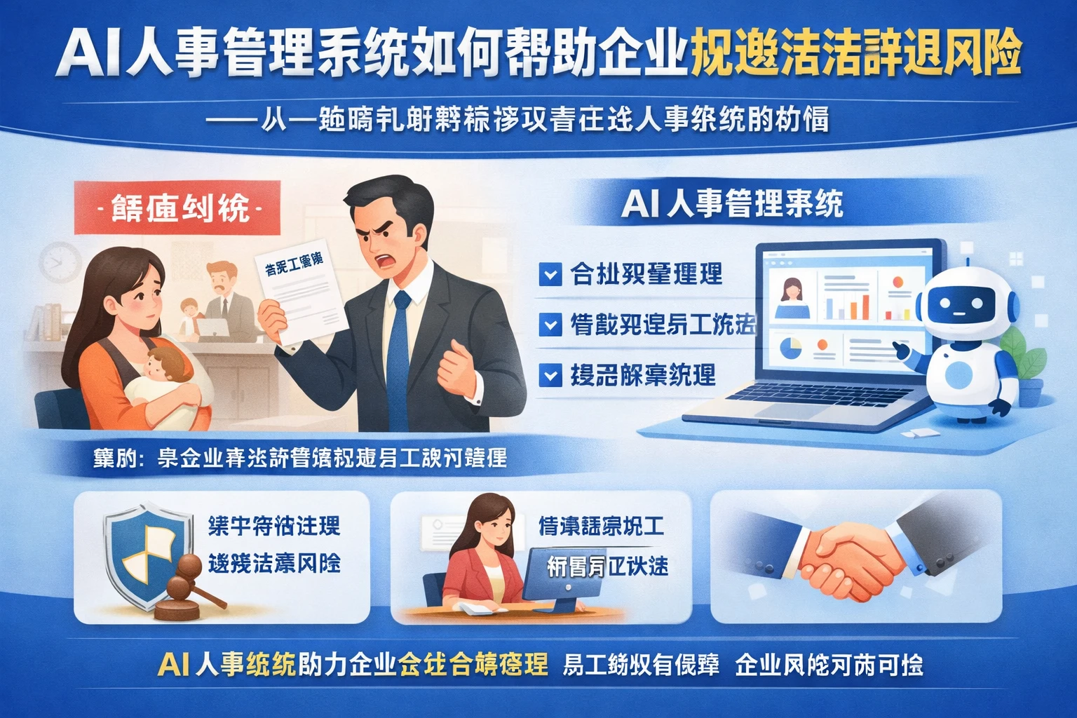 AI人事管理系统如何帮助企业规避违法辞退风险——从一起哺乳期解除争议看在线人事系统的价值