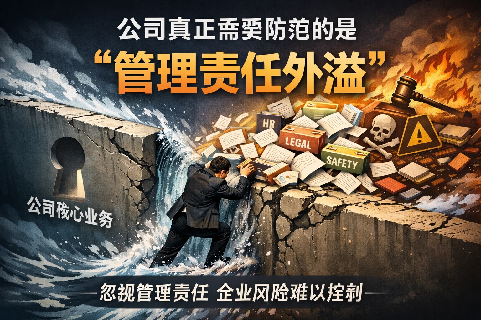 公司真正需要防范的是“管理责任外溢”