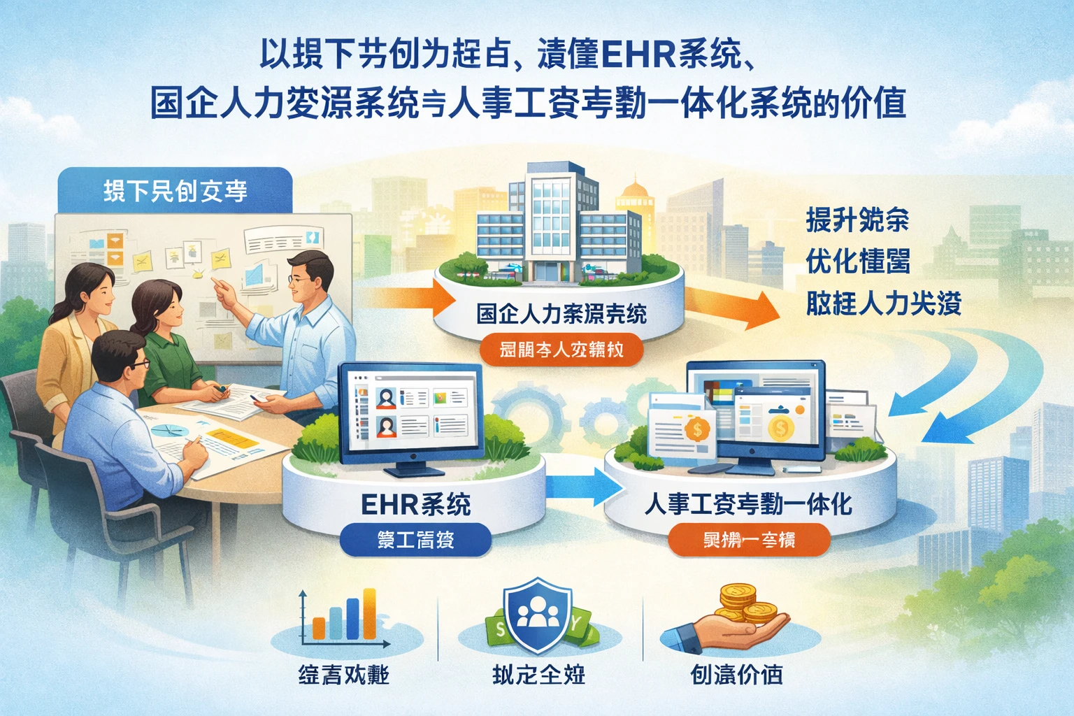 以线下共创为起点，读懂ehr系统、国企人力资源系统与人事工资考勤一体化系统的价值